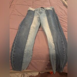 Kendall & Kylie Two Tone Jeans